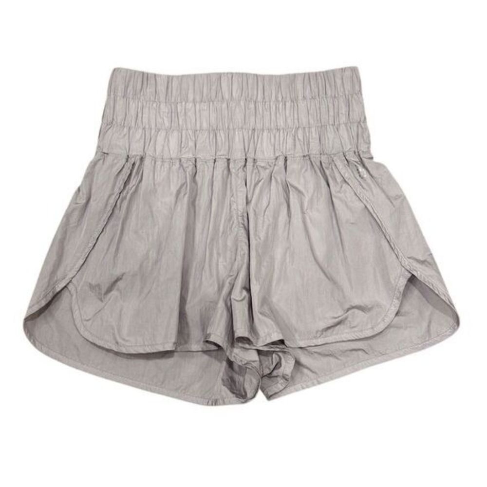Free People Movement The‎ Way Home Shorts L Purple High Rise Lined Activewear